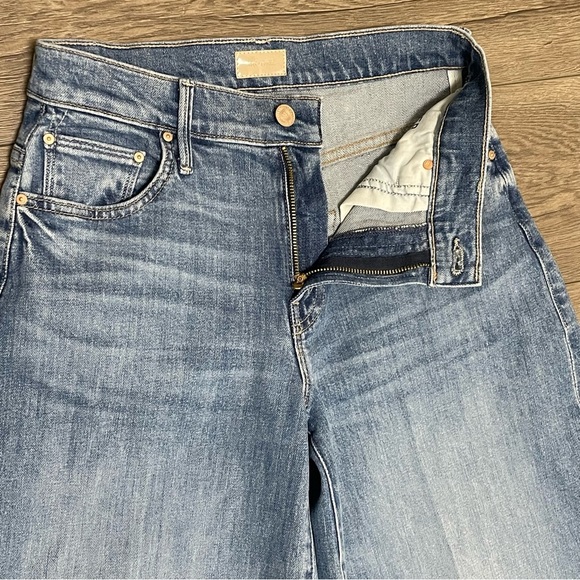 Mother The Swisher Sneak Fray Boogie Down Super Wide Leg Jean Sz 25 NWOT - Picture 9 of 14
